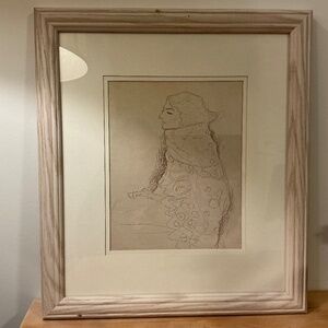 Gustav Klimt Seated Woman Giclee Print